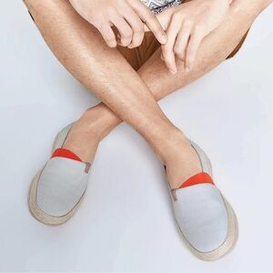 UIN Men's Espadrilles Walking Casual Shoes(Marbella Creamy white)New No Box